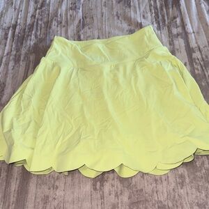 Vibrant Lime Mini Skirt